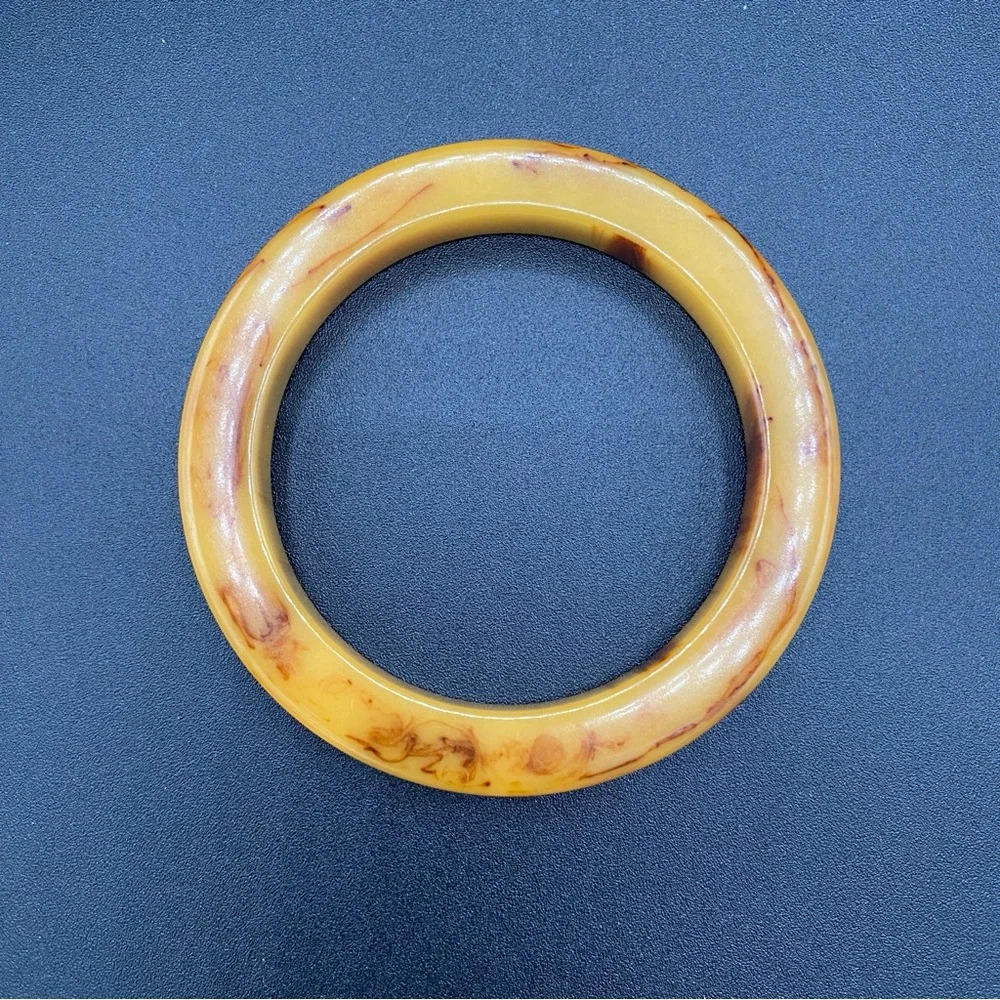 Bakelite Bangle Butterscotch Caramel - Picture 7 of 11